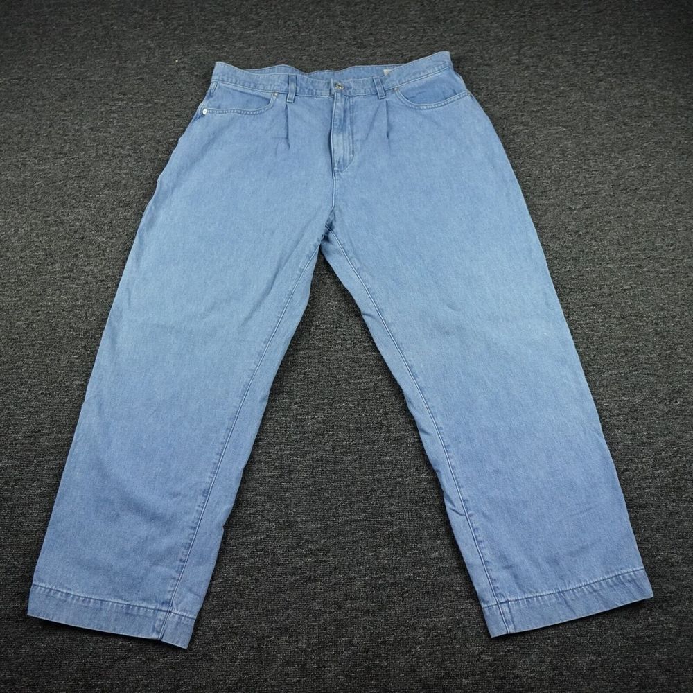 AYR Jeans Womens 34 Blue Denim The Hooky Wide Leg Casual Lightweight Ladies